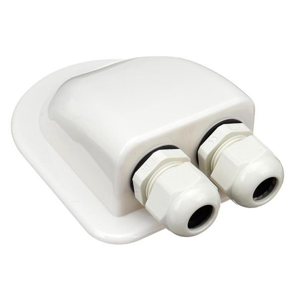 

2/4pcs double wire entry gland box solar panel roof cable motorhome hole rv car accessories atv parts