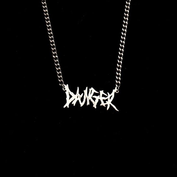 

pendant necklaces hip hop rock silver color metal minimalist thorns necklace for women fashion neck chains jewelry punk choker