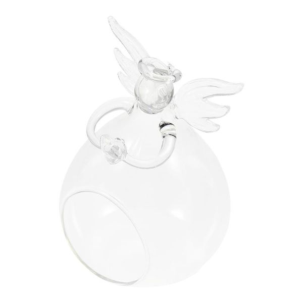 

candle holders 6pcs glass shade angel design tin clear lantern lampshade