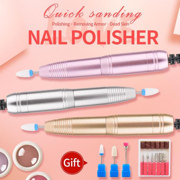 

nail drill & accessories draagbare elektrische boor machine manicure file pedicure art pen apparatuur tool met keramische