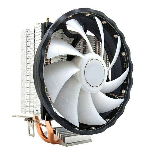 

cooler 3/4 pin dual heatpipes computer cooling fan with light quiet deskrgb for ryzen intel amd fans & coolings