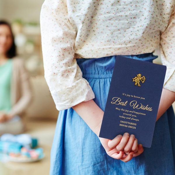 

set of congratulation cards kraft paper greeting blessing