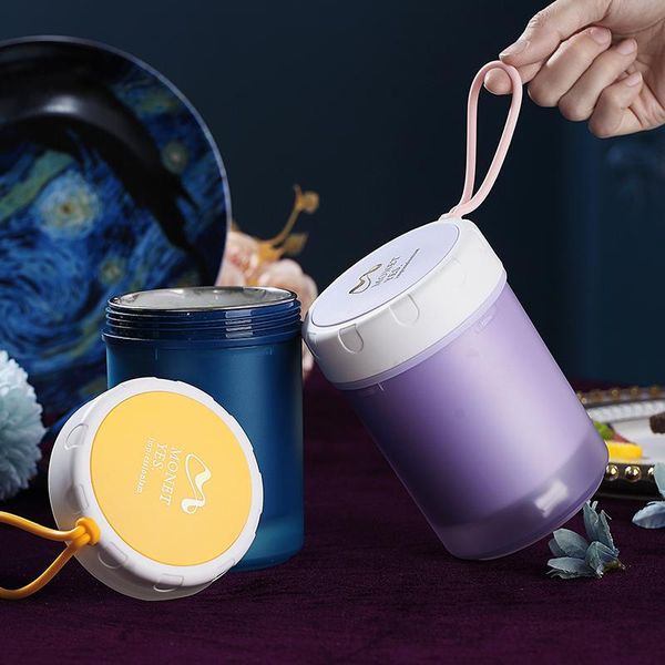 

water bottles stainless steel vacuum flasks breakfast porridge thermoses multifunctional microwavable heat soup milk insulated cup