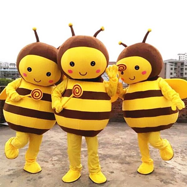 

mascot costumes hornet bee mascot costume lovely appear wasp bee mascots theme mascotte carnival costume birthday halloween party suit, Red;yellow
