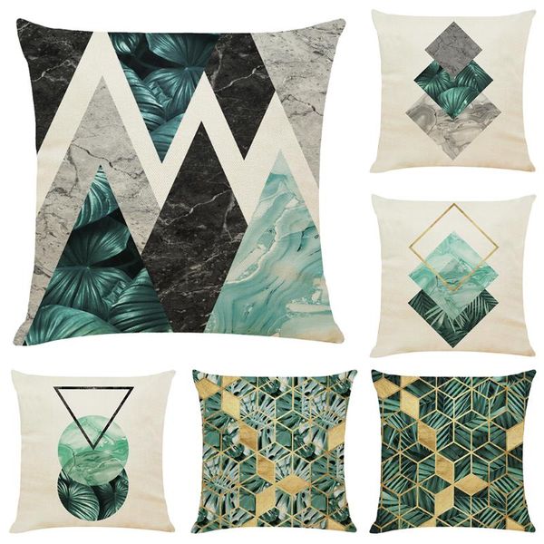 

cushion/decorative pillow geometric cushion cover decorative pillows bohemian seat cushions home decor flax throw sofa pillowcase 45x45cm
