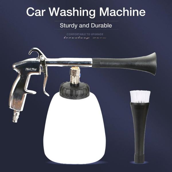 

water gun & snow foam lance eu/jp/us plug car dry cleaning high pressure washer interior with brush for wash tools