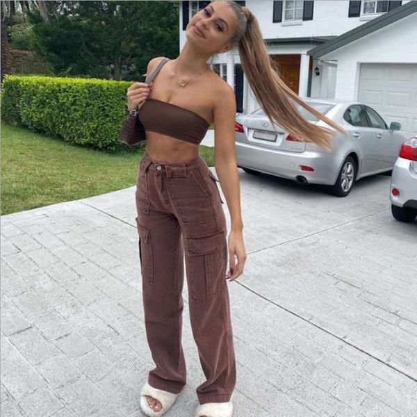 

pants high waist style micro personalized high waist wide leg pants, Blue
