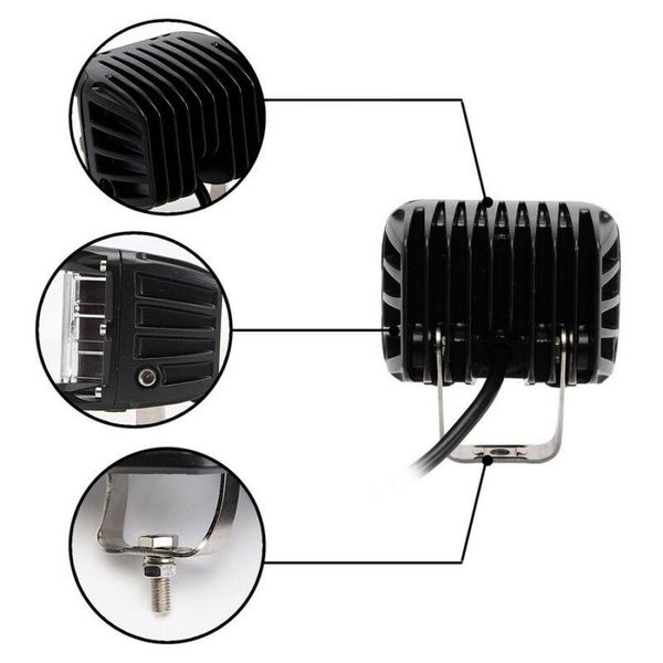 

working light 45w work 9000lm beam combo shooter 1 pcs 12led durable