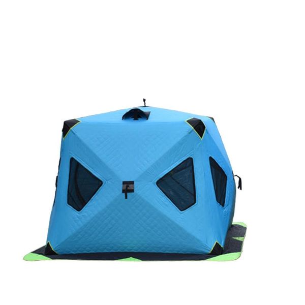 

1.8*1.8*1.6m automatic ice fishing house winter cold-proof warmth thickening plus cotton outdoor camping equipment tents and shelters