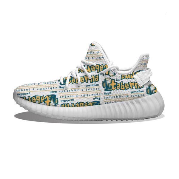 

diy custom la taberna logo running shoes mesh printed mens womens trainers outdoor sports sneakers