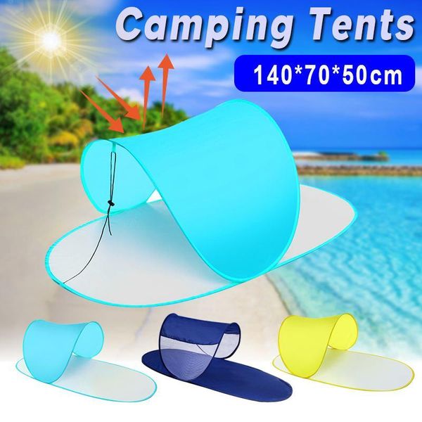 

outdoor camping tent open instant beach fishing shelter uv-protective automatic opening ultralight tents and shelters