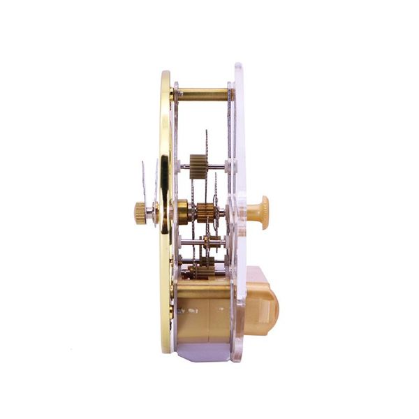 

retro gear wall clock movement round decorative table metal perspective accessories pw desk & clocks