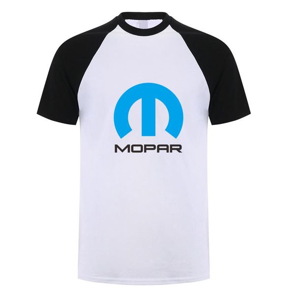 

men's t-shirts mopar t shirt fashion short sleeve cotton o-neck t-shirt mans tshirts, White;black