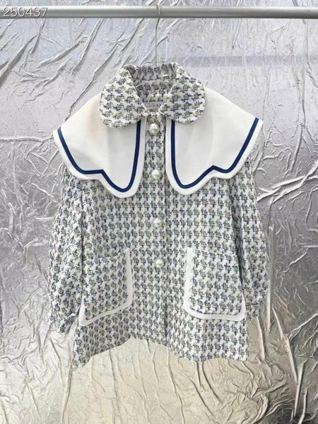 

women's jackets 2021 winter women fashion runway tweed jacket long sleeve pearl buttons single breasted coat overcoat, Black;brown