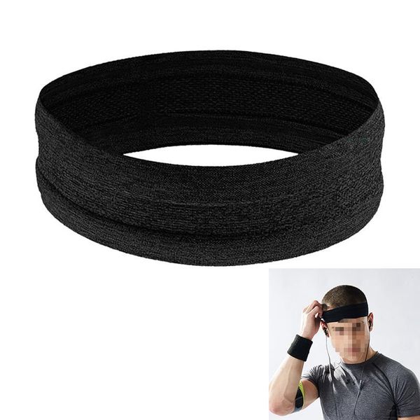 

sports yoga sweatbands spa facial headband make up wrap head (black) hair bands