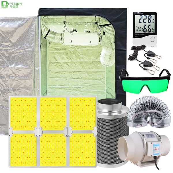 

quantum board phytolamp grow tent box full kit led lamps lights parts with fan filter for indoor plants