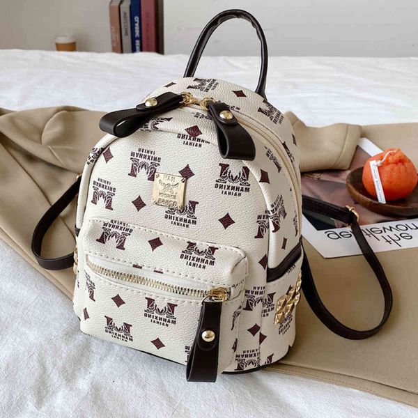 

backpack women's bag 2021 fashion college style student schoolbag ins backpack fashion print
