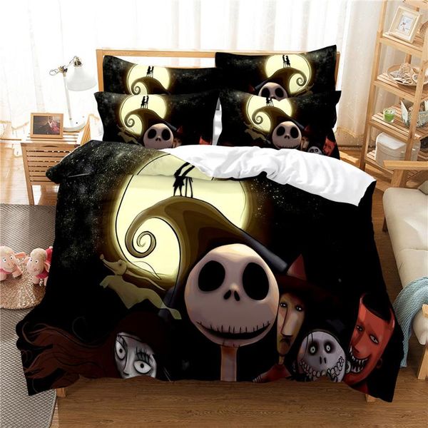 

bedding sets 3d cartoon anime  duvet cover set bed cotton bedroom