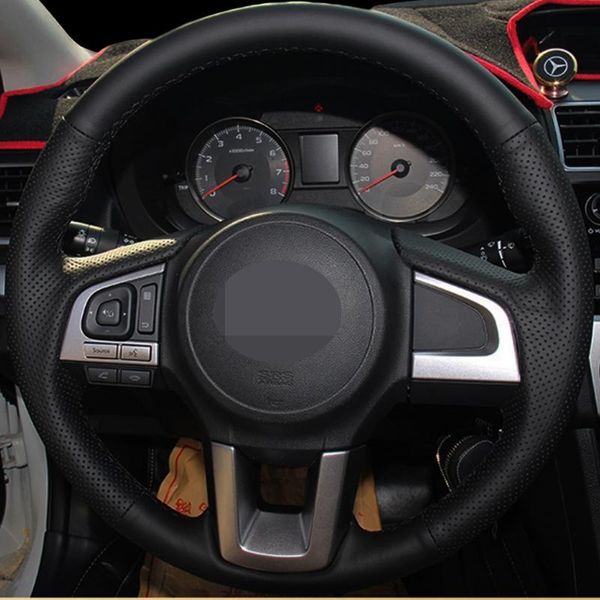 

steering wheel covers diy genuine leather black car cover for legacy 2021 outback xv forester interior