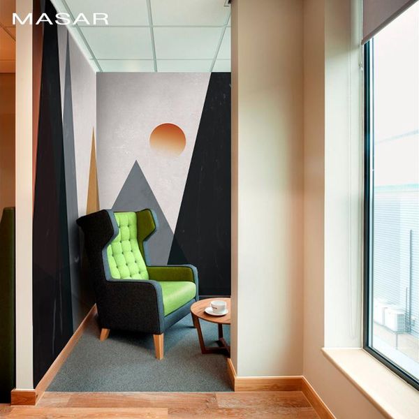

wallpapers masar original cartoon forest sunrise mural color children's room wallpaper kindergarten amusement park environmental