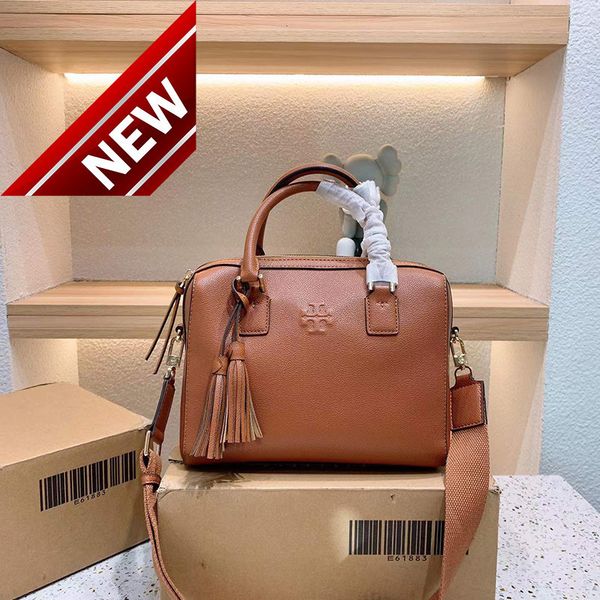 

tb female 2022 new blake tassel boston pillow bag portable one shoulder messenger