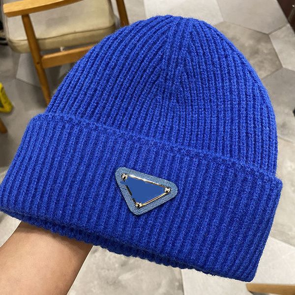 

2021 luxury knitted hat designer beanie winter cap mens women fitted hats cashmere letters casual skull caps outdoor fashion a5, Blue;gray