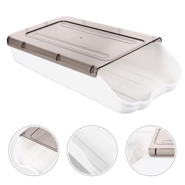 

storage bottles & jars 1pc egg holder drawer type box tray kitchen organizer