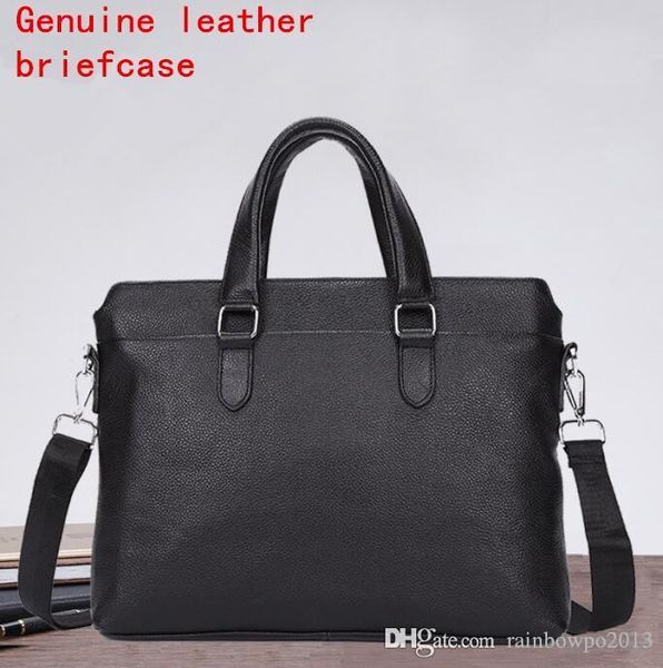 

factory wholesale men bag fashionable soft leather mens handbag cowhide business briefcase briefcases leathers computer handbags