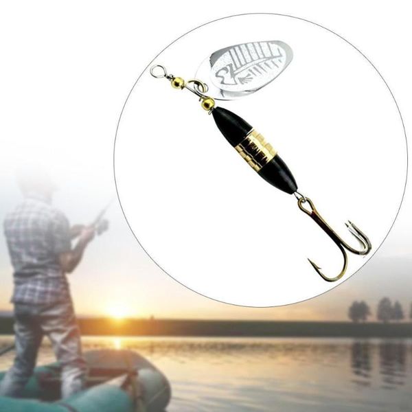 

fishing spoon lure metal jigging baits spinner bait carp sel hooks