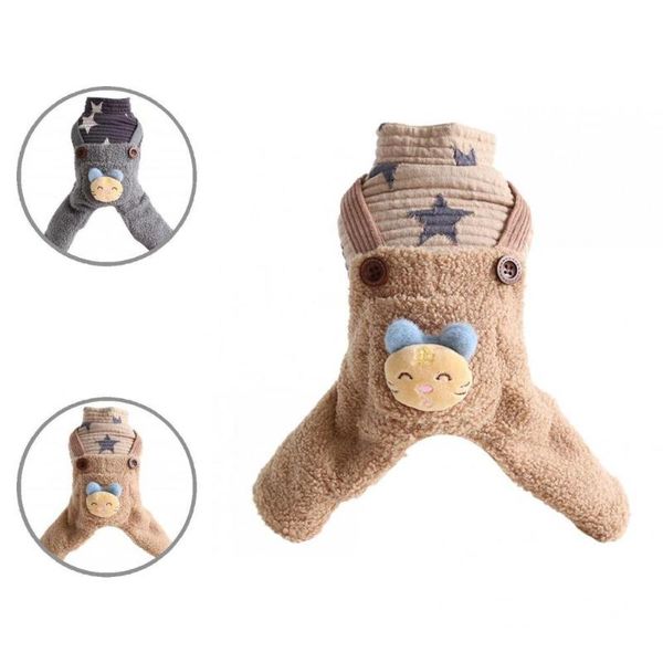 

dog apparel pet clothes skin-friendly puppy winter outfit rompers excellent