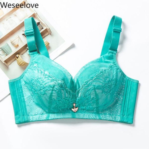 

bras weseelove women bra 2021 sell lingerie bralette fashion lace underwear push up m07, Red;black