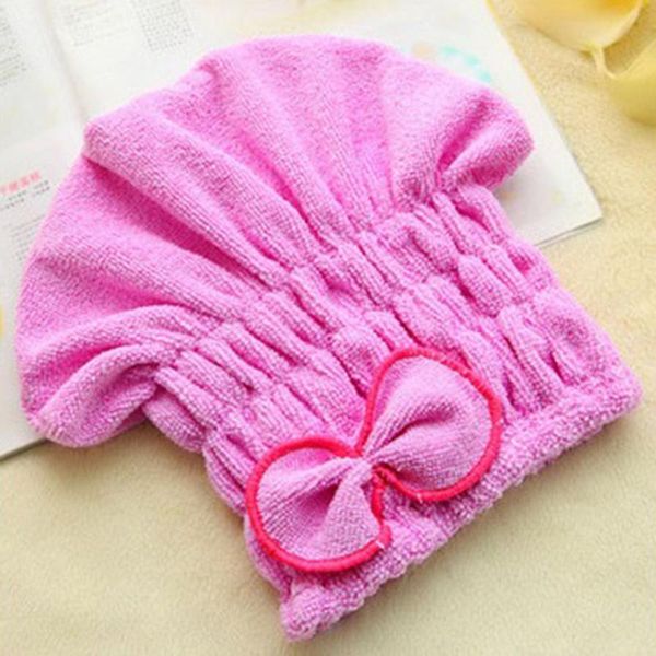 

shower caps creative cap wrapped towels with bow microfiber bathroom hats superfine fiber quickly dry hair hat bath accessories