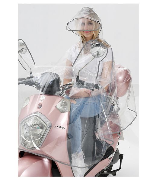 Raincoat transparente mulheres homens bicicleta motocicleta capa de chuva à prova d 'água casaco de chuva poncho raindwear chubasquero 210320
