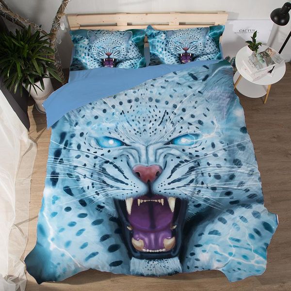 

bedding sets 3d wild animal ferocious lion bedclothes 3pcs pattern duvet cover quilt pillow cases beddingoutlet