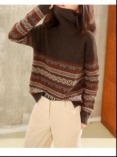 

autumn and winter high necked women sweaters cashmere thick short paragraph loose knitted bottoming shirt large size pullover, White;black