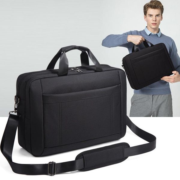 

briefcases business men briefcase large capacity handbags 15.6 19 inch computer bags travel shoulder bag x110c
