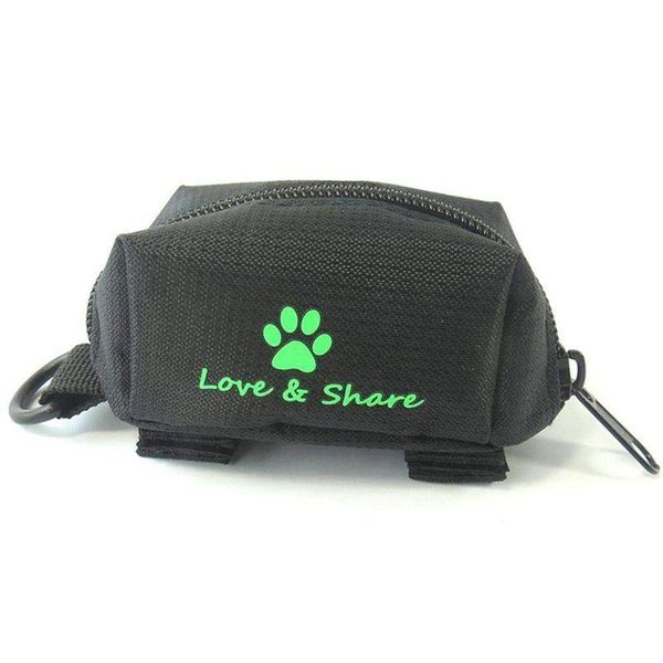 

dog car seat covers poop bag dispenser, holder leash attachment - walking, running or hiking accessory