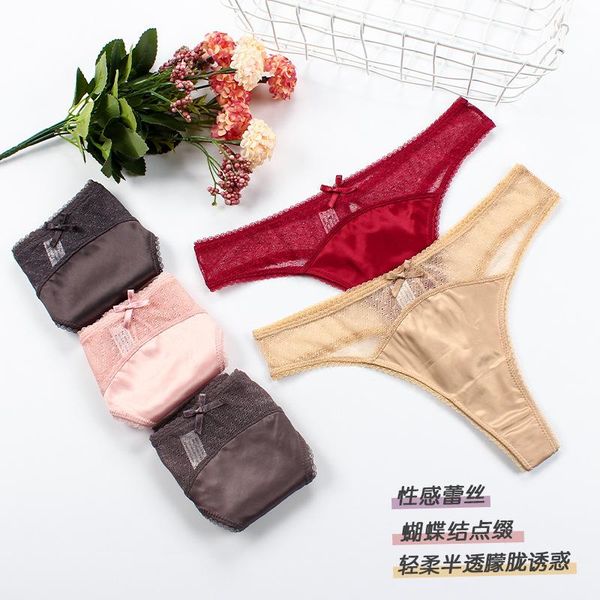 

women's panties lace for woman cute underwear breathable soft lingerie female pink briefs underpants 3pcs/2pcs thin summer, Black;pink