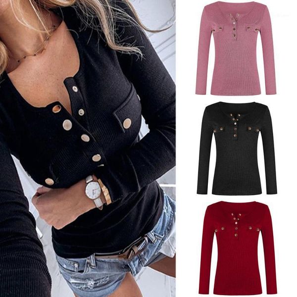 

women's t-shirt open chest shirt snap button rib knit clothes slim fit bodycon big size 5xl solid color plain women long sleeve, White