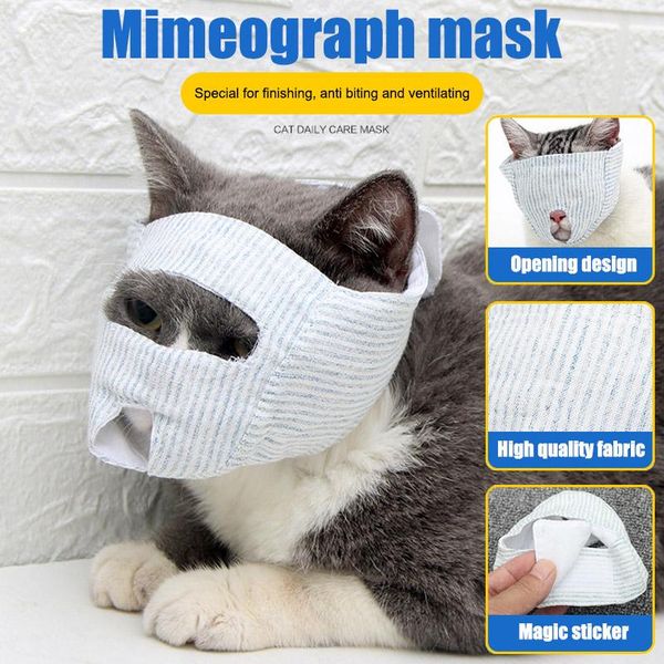 

cat carriers,crates & houses 1pcs adjustable pet dog cats anti-bark grooming muzzle mouth mask cover no bite breathable mowa889