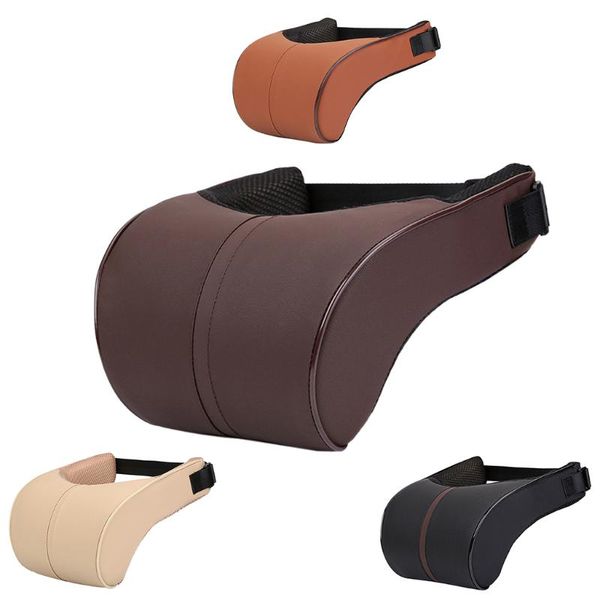 

car organizer neck pillow high-elastic comfortable retractable back support black
