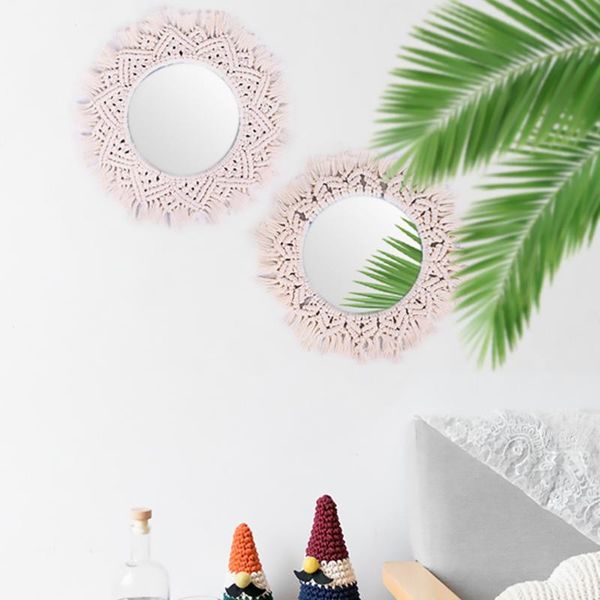 

mirrors wall hanging mirror tapestry decorative simple style makeup
