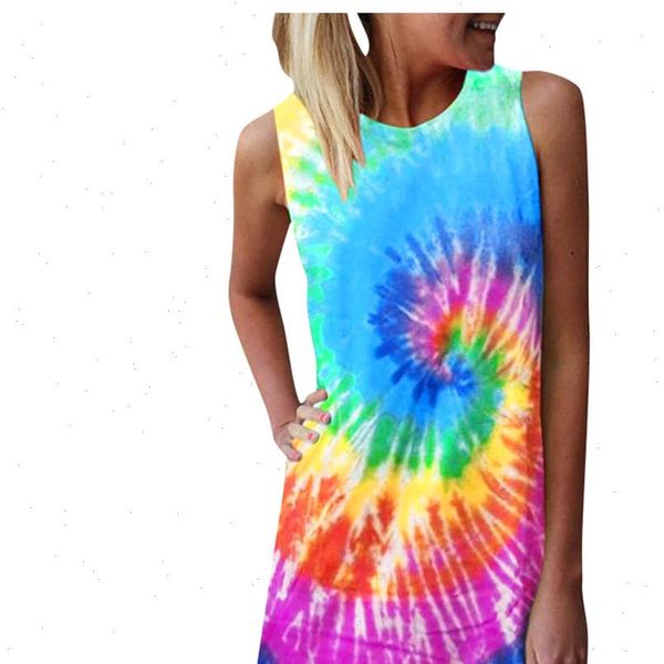 

mini party fashion plus size womens dress o neck sleeveless vest easy sales 25, Black;gray