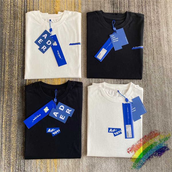 

men's t-shirts t shirts star ader marking adererror t shirts men women 1:1 quality summer style textile decal error t- fu90, White;black