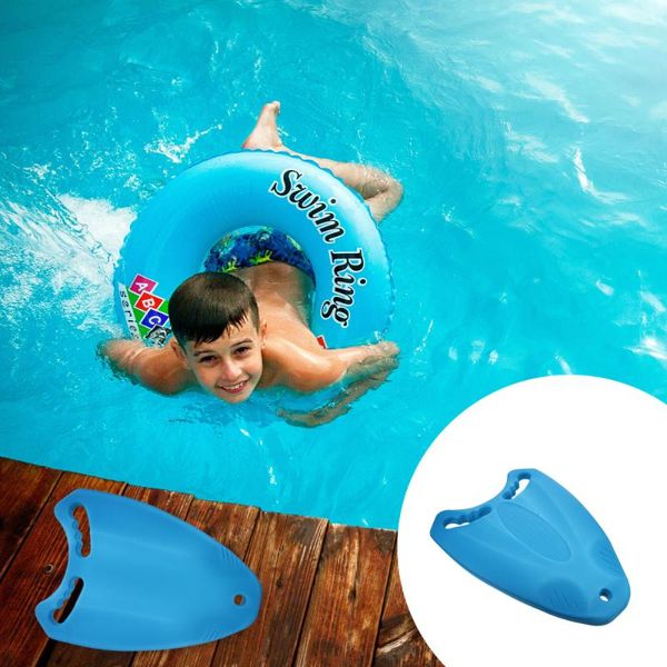 

inflatable floats & tubes kids swimming training kickboard floating plate aid