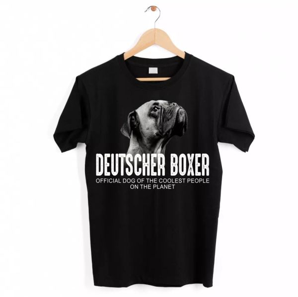 

German Boxer Dog Unisex Shirt Official Dog Cool People Funny Dog Motif T-Sh, Mainly pictures