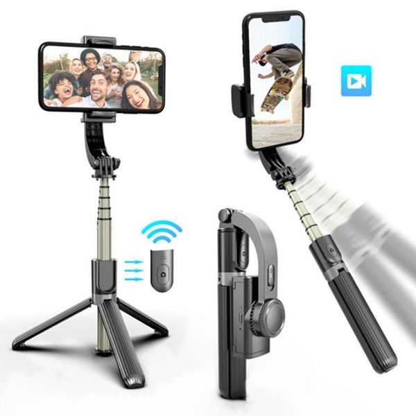 

mobile phone wireless bluetooth remote control selfie stick, retractable tripod stand for live shooting monopods