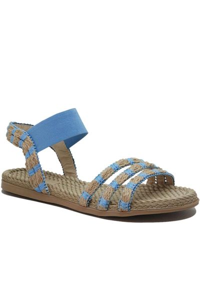 

sandals k054 women blue mesh, Black