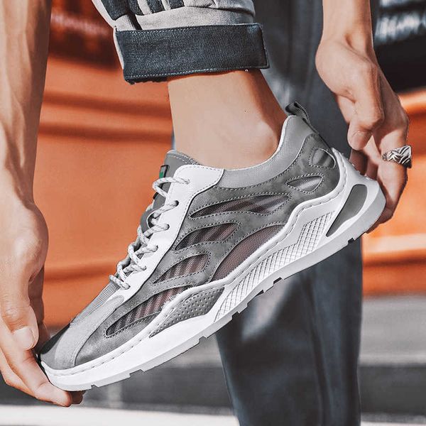 

2021 autumn fashion casual daddy shoes men's mesh breathable sports