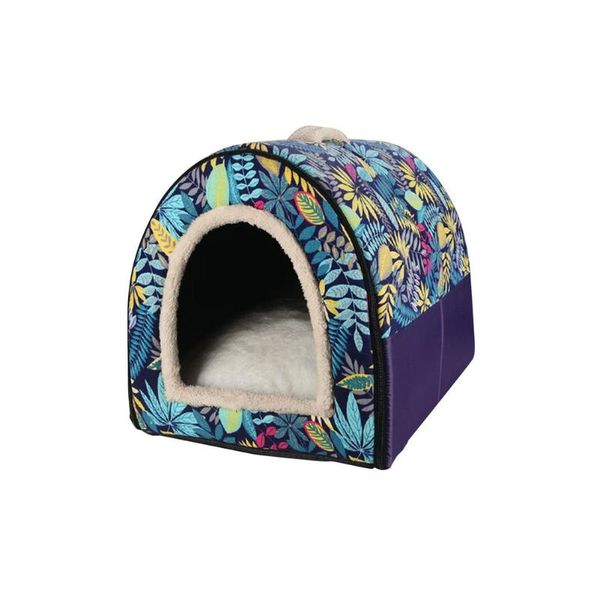 

cat beds & furniture pets house dog nest cats cages winter pet kennel warm foldable non-slip outdoor puppy bed traval indoor decoration